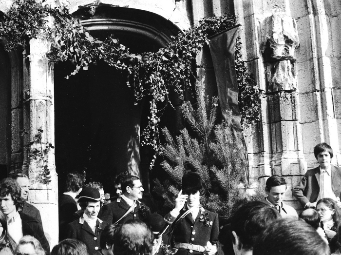 11 mars 1973 - Saint-Hubert - Photo de Georges Hallo - Don de M. J.-G. Hallo à la Société de Vènerie